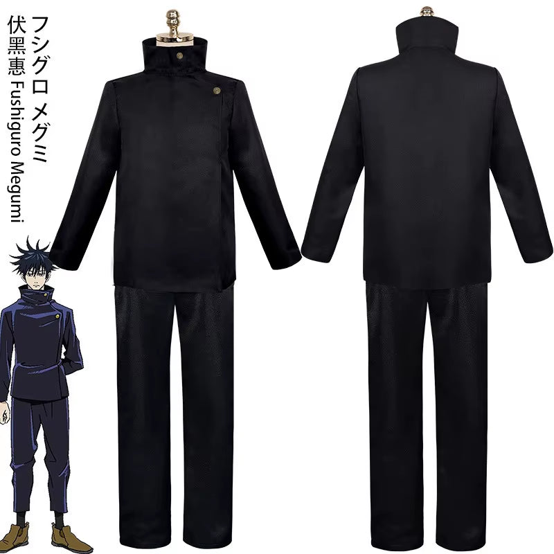 Jujutsu Kaisen Cosplay Costume Yuji Itadori Megumi Fushiguro Men School Uniform Suits Halloween Accessories