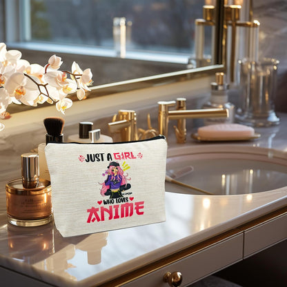 Anime Gifts for Women & Girls - Birthday Decorations, Merch Makeup Bags, Party Favors & Travel Cosmetic Pouches