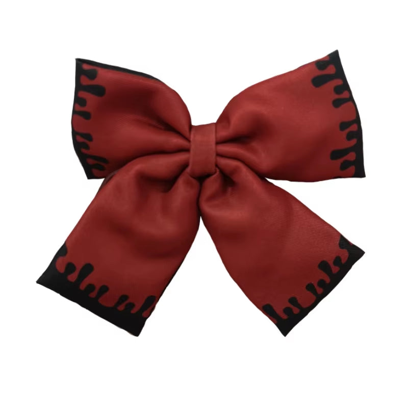 Anime Cosplay Bowknot Hair Ring Nezuko Zenitsu Tanjirou Inosuke Kawaii Fans Collection Hair Accessories