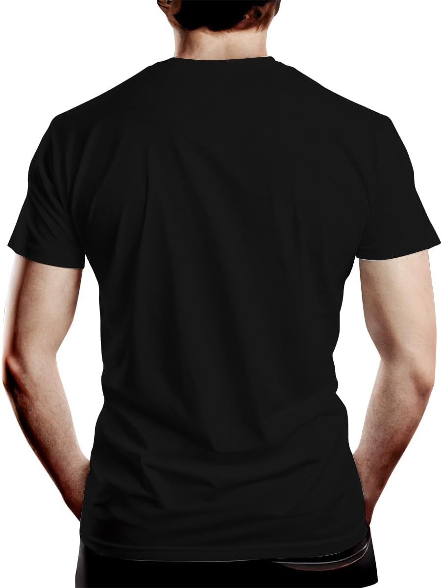 Attack Titan Novelty Anime Print Summer Fashion T-Shirt for Men'S,Black,Xl